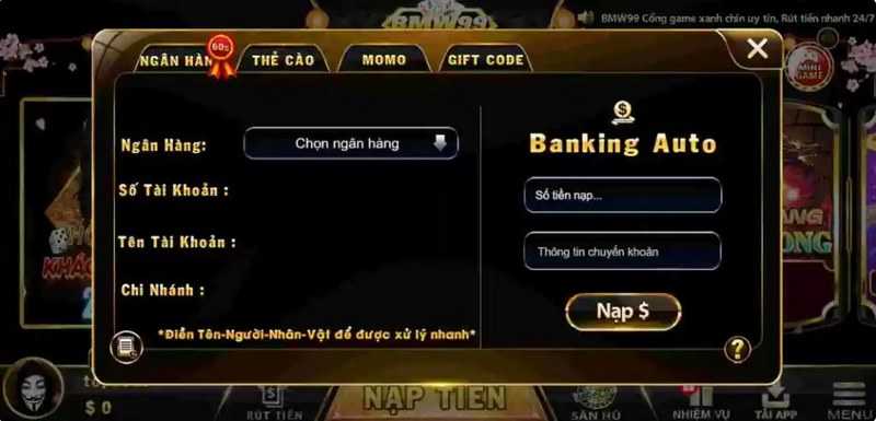 Mini game Bmw99 dễ chinh phục thu hút khách cược