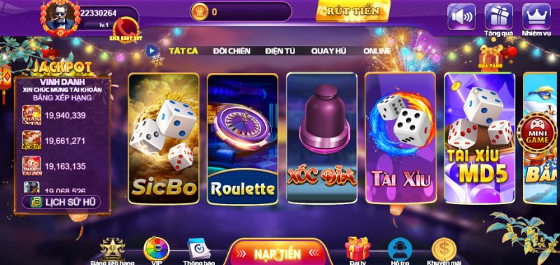 Giao diện trang chủ sau khi khách hàng đăng nhập thành công