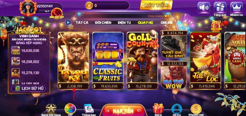 Tây Du Ký là thể loại game slot làm chấn động thị trường giải trí
